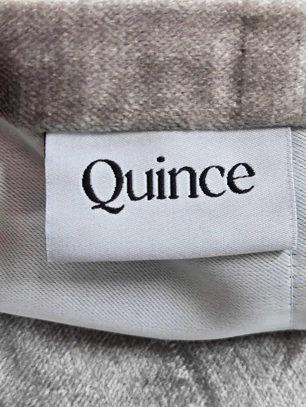 NWT QUINCE Set Of 2 48x96 Luster Velvet True Blackout Curtains Silver 8922